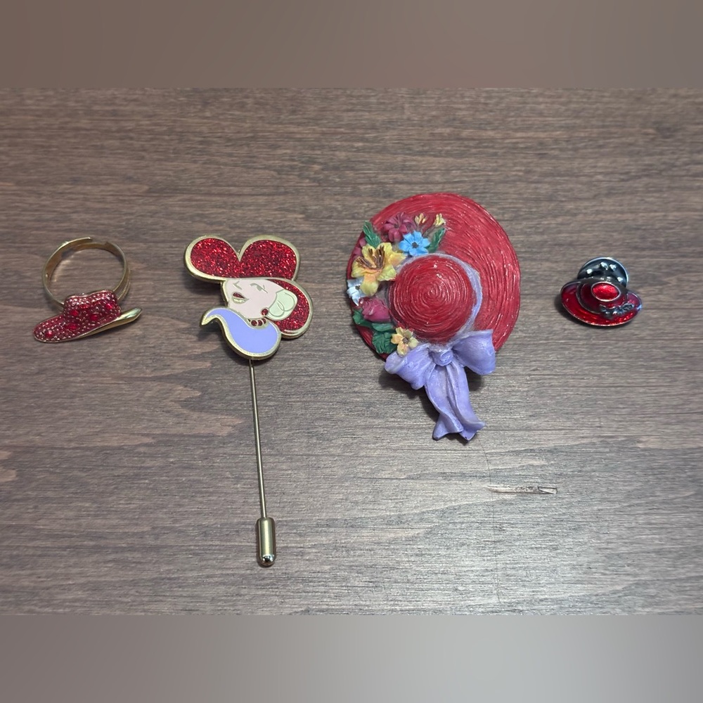 Red Hat Society and red hat accessories!